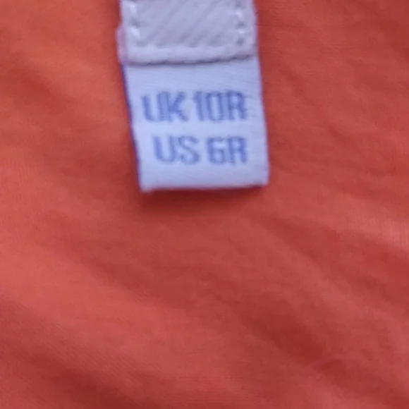 Boden Orange Sleeveless Patterned Fit-and-Flare Dress - Picture 4 of 7